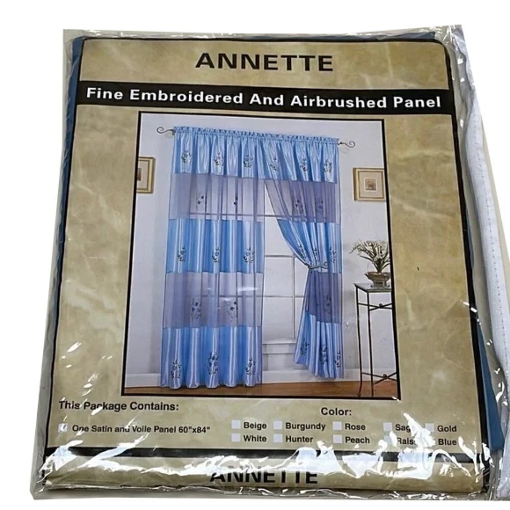 ❤️ 🆕 ANNETT Fine Embroidered And Airbrushed Panel